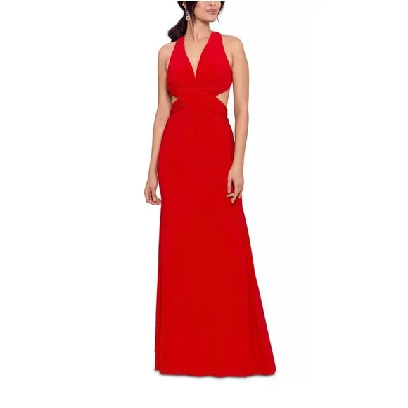 xscape dresses fit and flare Anywear Sports Fit-and-Flare Dress (White Sateen) S / White Sateen